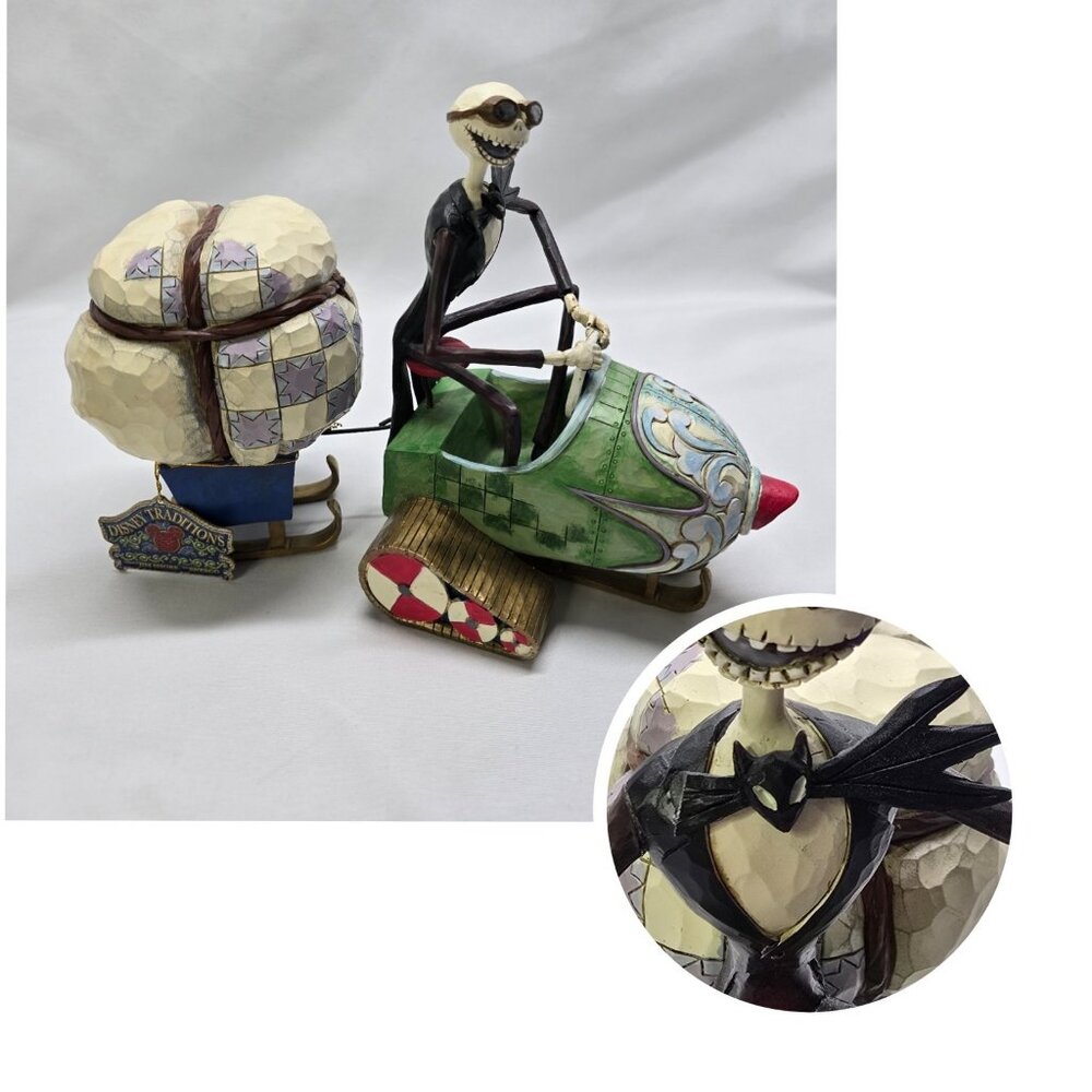 Disney Jim Shore Nightmare Before Christmas "Christmas Delivered" BROKEN BOW TIE